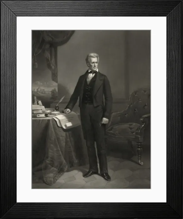 Framed Print : Andrew Jackson Framed Print : Andrew Jackson