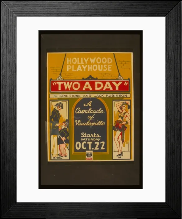Framed Print : Two a day by Gene Stone and Jack Robinson A cavalcade of vau Framed Print : Two a day by Gene Stone and Jack Robinson A cavalcade of vau