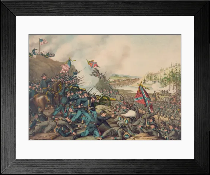 Framed Print : Battle of Franklin. November 30, 1864-Union (Gen. Schofield) Framed Print : Battle of Franklin. November 30, 1864-Union (Gen. Schofield)