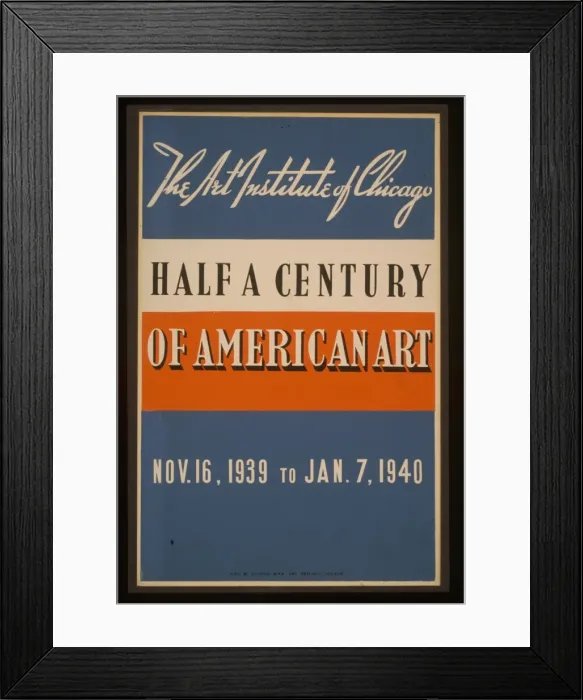 Framed Print : Half a century of American art The Art Institute of Chicago Framed Print : Half a century of American art The Art Institute of Chicago