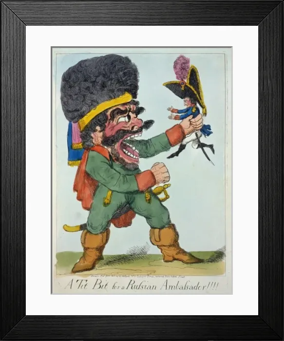 Framed Print : A tit bit for a Russian ambassador Framed Print : A tit bit for a Russian ambassador