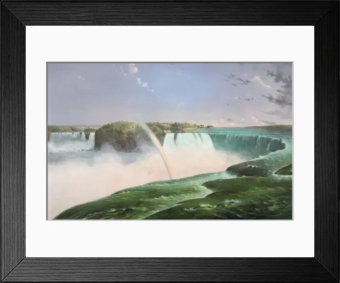 Framed Print : The Falls of Niagara--From the Canada side Framed Print : The Falls of Niagara--From the Canada side