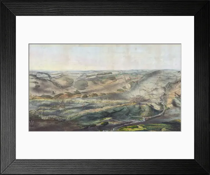Framed Print : Gettysburg battlefield Framed Print : Gettysburg battlefield