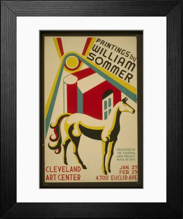 Framed Print : Paintings by William Sommer Framed Print : Paintings by William Sommer