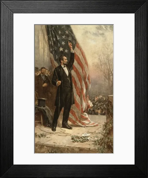 Framed Print : Abraham Lincoln in 1861 Framed Print : Abraham Lincoln in 1861