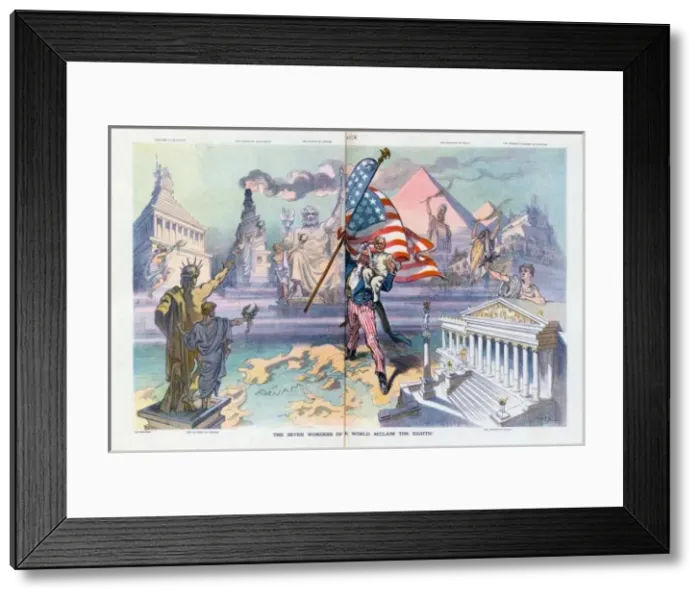 Framed Print : The seven wonders of the world acclaim the eighth Framed Print : The seven wonders of the world acclaim the eighth