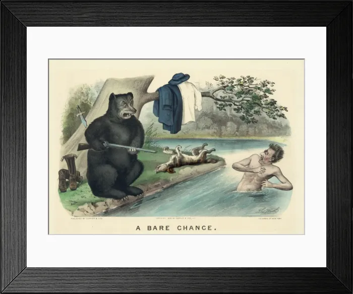 Framed Print : A bare chance Framed Print : A bare chance