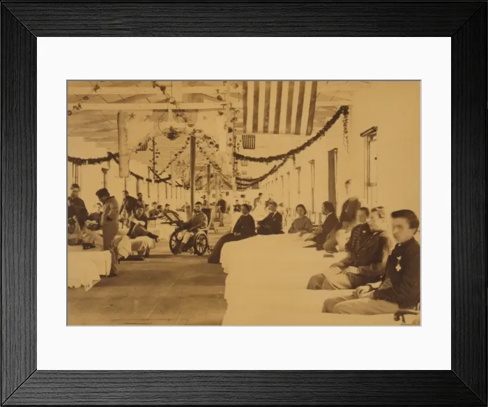 Framed Print : A Ward in Armory Square Hospital, Washington, D. C Framed Print : A Ward in Armory Square Hospital, Washington, D. C
