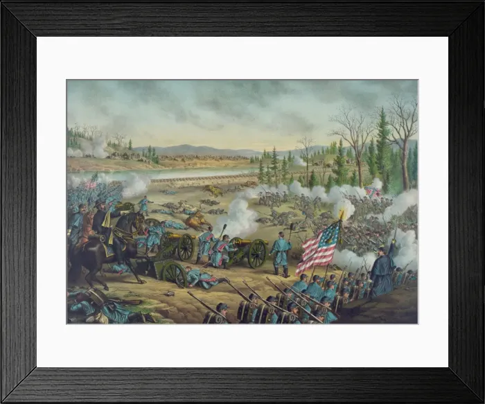 Framed Print : Battle of Stone River, Near Murfreesborough, Tenn. --Dec. 31 Framed Print : Battle of Stone River, Near Murfreesborough, Tenn. --Dec. 31