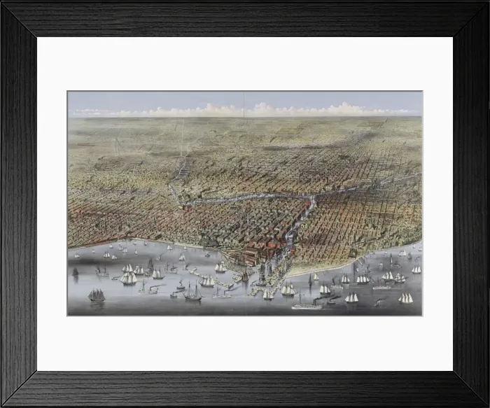 Framed Print : The City of Chicago Framed Print : The City of Chicago