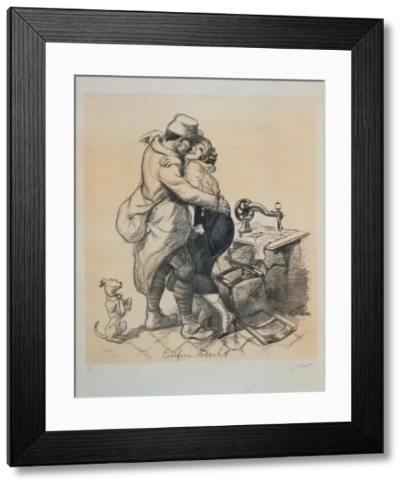 Framed Print : Journe du Poilu. 25 et 26 decembre 1915. Organisee par le Framed Print : Journe du Poilu. 25 et 26 decembre 1915. Organisee par le