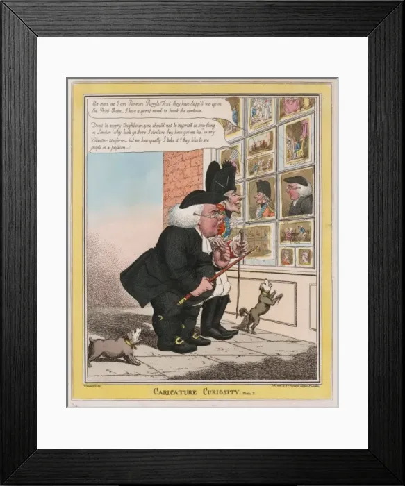 Framed Print : Caricature curiosity Framed Print : Caricature curiosity