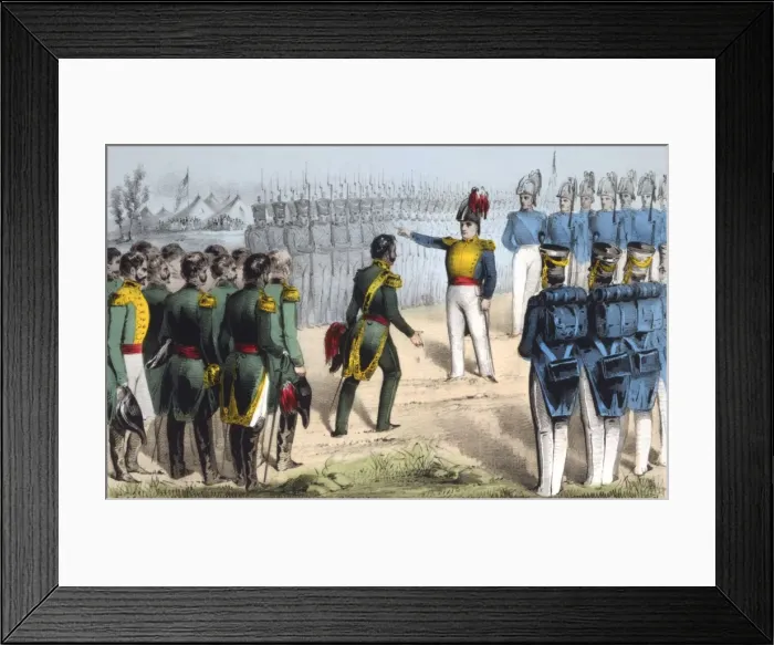 Framed Print : Genl. Ampudia treating for the capitulation of Monterey sic Framed Print : Genl. Ampudia treating for the capitulation of Monterey sic