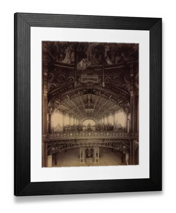 Framed Print : Interior of the Central Dome, with a view toward the Gallery Framed Print : Interior of the Central Dome, with a view toward the Gallery