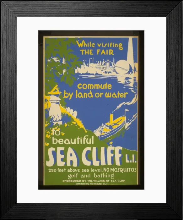 Framed Print : While visiting the Fair, commute by land or water to beautif Framed Print : While visiting the Fair, commute by land or water to beautif