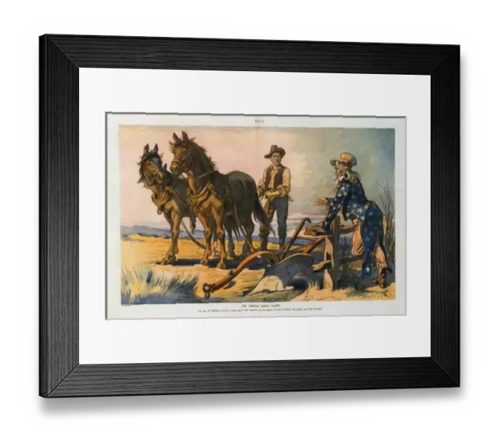 Framed Print : On Uncle Sams farm Framed Print : On Uncle Sams farm
