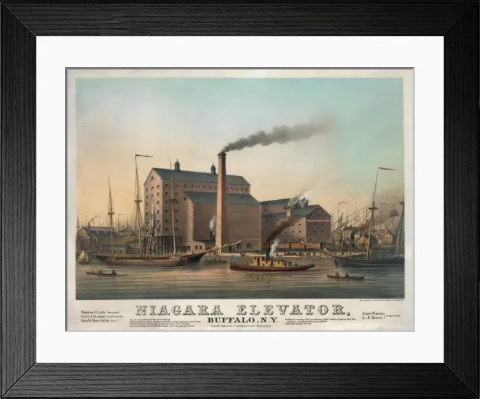 Framed Print : Niagara elevator, Buffalo, N. Y Framed Print : Niagara elevator, Buffalo, N. Y