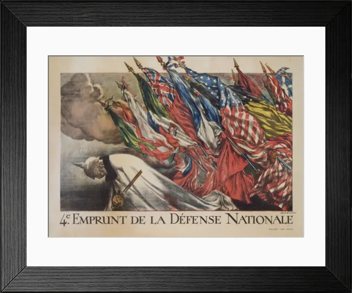 Framed Print : 4e Emprunt de la Defense Nationale Framed Print : 4e Emprunt de la Defense Nationale