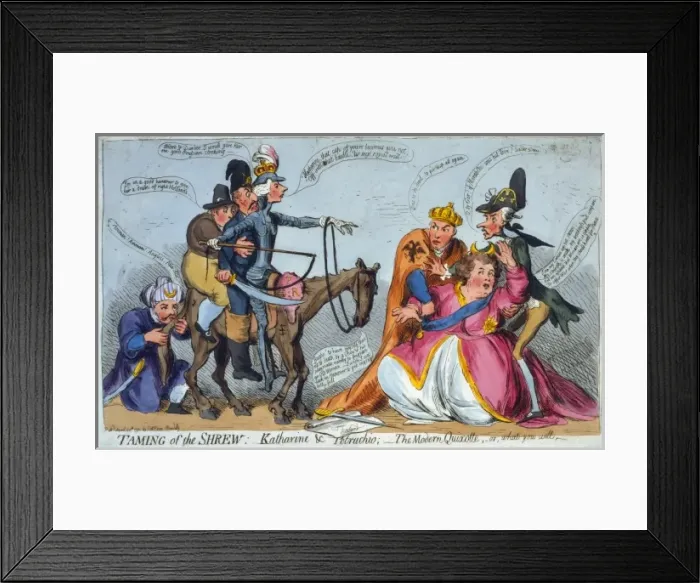 Framed Print : Taming of the shrew: -Katharine & Petruchio;-The modern Qui Framed Print : Taming of the shrew: -Katharine & Petruchio;-The modern Qui