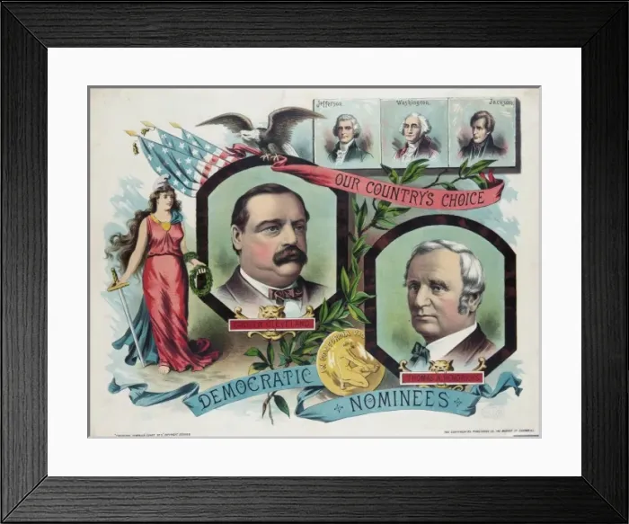 Framed Print : Our countrys choice--Democratic nominees Framed Print : Our countrys choice--Democratic nominees