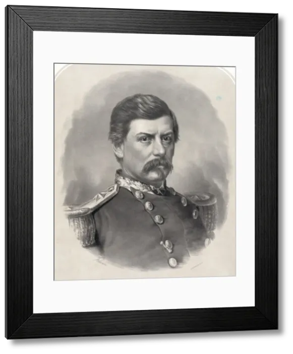 Framed Print : George B. McClellan. Major General commanding U. S. Army Framed Print : George B. McClellan. Major General commanding U. S. Army