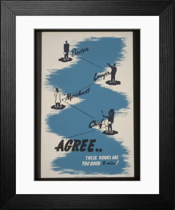 Framed Print : Doctor, lawyer, merchant, chief agree... these books are too Framed Print : Doctor, lawyer, merchant, chief agree... these books are too