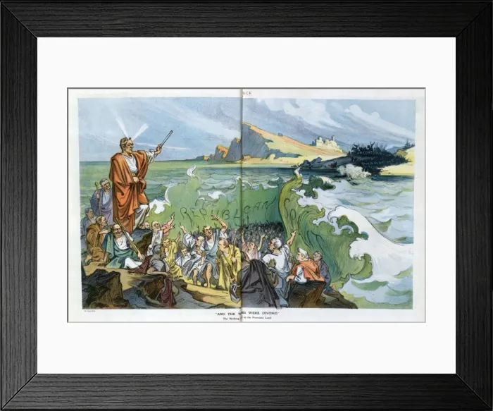 Framed Print : And the waters were divided Framed Print : And the waters were divided