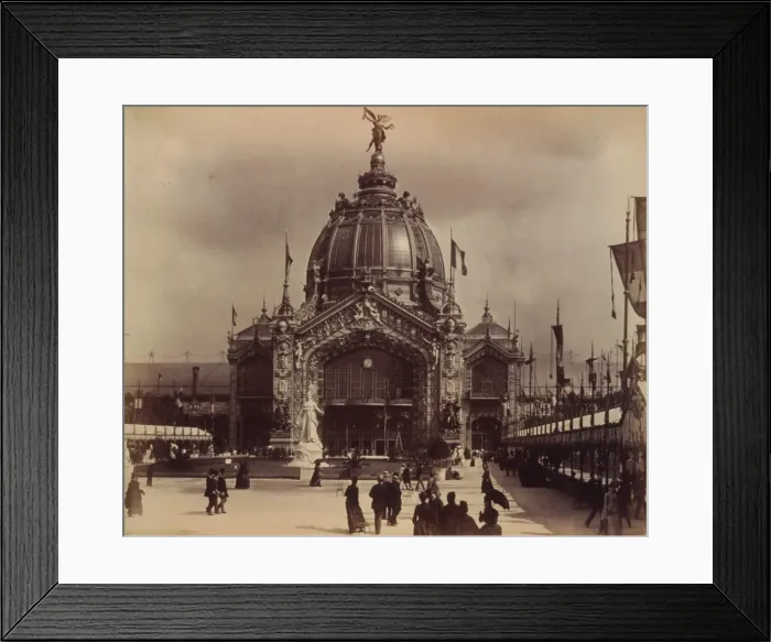 Framed Print : Central Dome, Paris Exposition, 1889 Framed Print : Central Dome, Paris Exposition, 1889