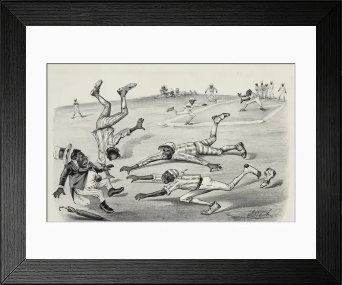 Framed Print : A base hit Framed Print : A base hit