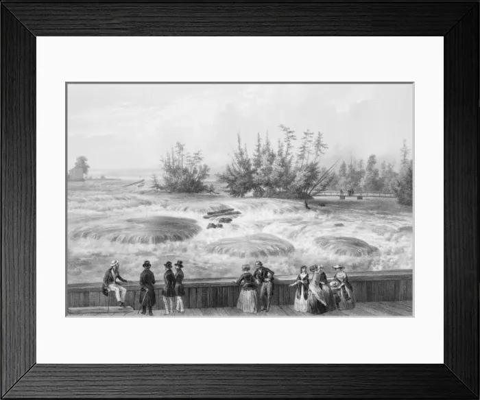 Framed Print : Niagara Falls. The rapids at Niagara Framed Print : Niagara Falls. The rapids at Niagara