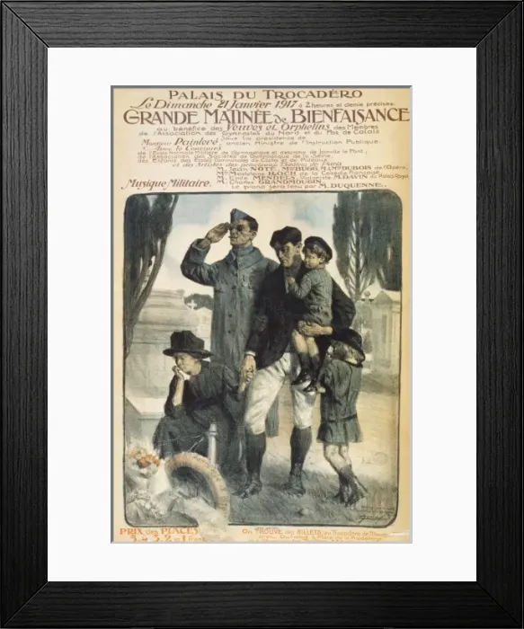 Framed Print : Palais du Trocadero. Grande matinee de bienfaisance au benef Framed Print : Palais du Trocadero. Grande matinee de bienfaisance au benef