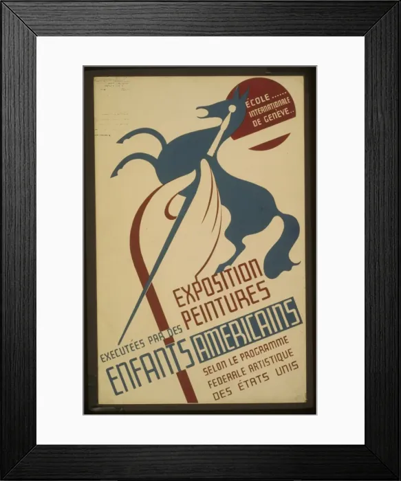 Framed Print : Ecole Internationale de Geneve... exposition peintures exec Framed Print : Ecole Internationale de Geneve... exposition peintures exec