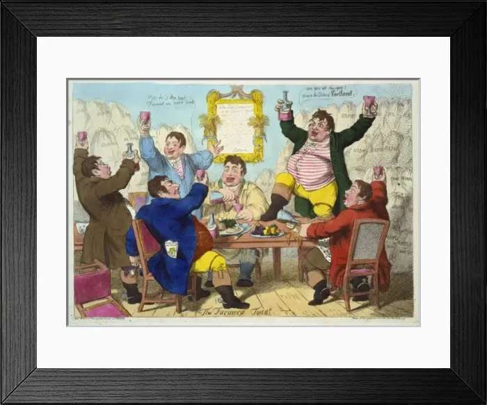 Framed Print : The Farmers toast Framed Print : The Farmers toast
