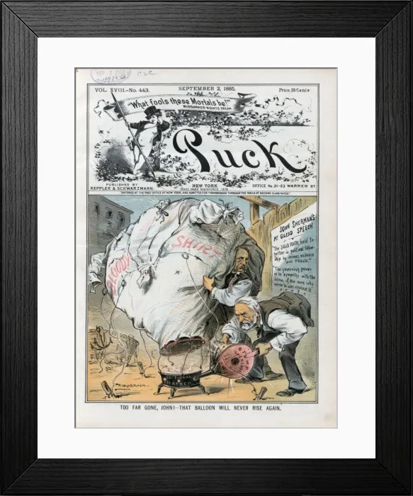 Framed Print : Too far gone, John! - That balloon will never rise again Framed Print : Too far gone, John! - That balloon will never rise again