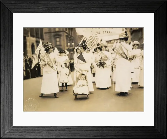 Framed Print : Suffrage parade, New York City, May 4, 1912 Framed Print : Suffrage parade, New York City, May 4, 1912
