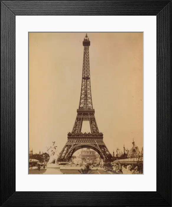Framed Print : Eiffel Tower, looking toward Trocadero Palace, Paris Exposit Framed Print : Eiffel Tower, looking toward Trocadero Palace, Paris Exposit