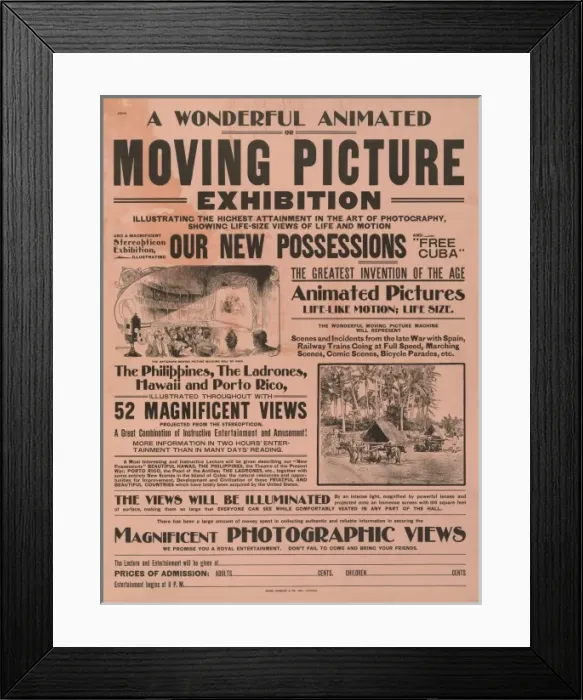 Framed Print : A wonderful animated or moving picture exhibition... our ne Framed Print : A wonderful animated or moving picture exhibition... our ne