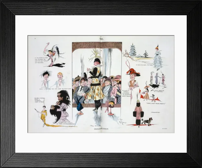 Framed Print : Foolish fashion Framed Print : Foolish fashion
