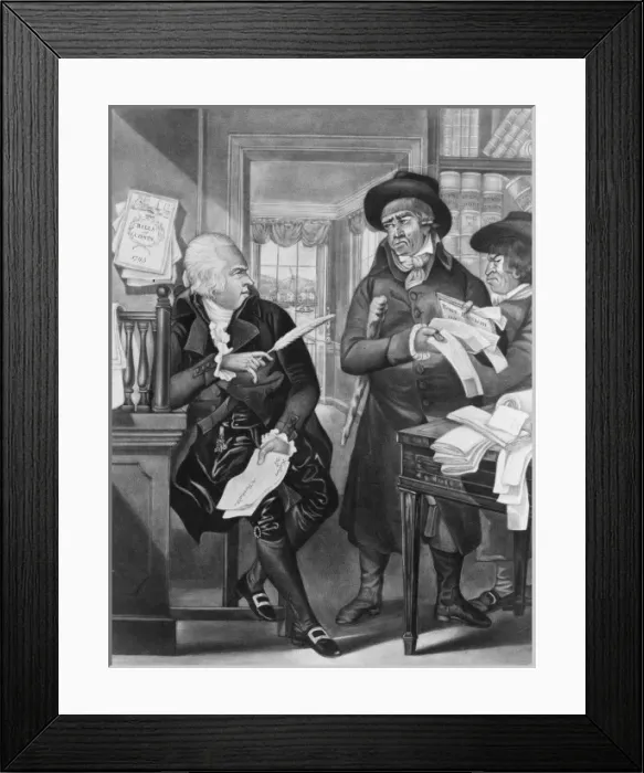 Framed Print : A Bailiff and an attorney--a match for the Devil Framed Print : A Bailiff and an attorney--a match for the Devil