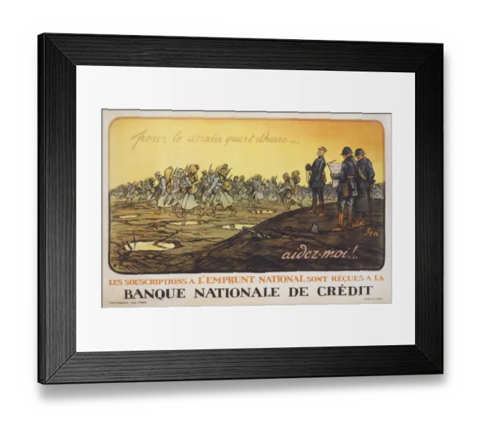 Framed Print : Pour le dernier quart d heure aidez-moi! Les souscriptio Framed Print : Pour le dernier quart d heure aidez-moi! Les souscriptio