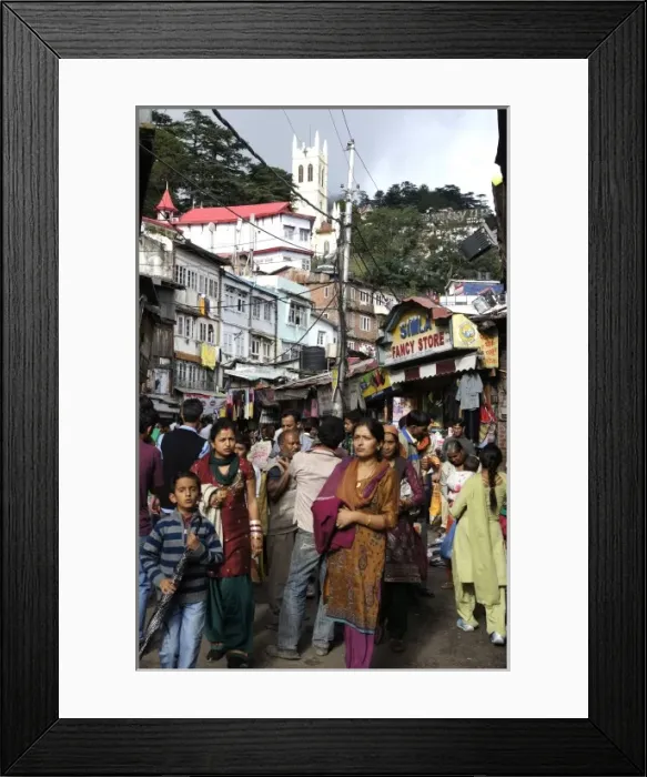 Framed Print : India, Himachal Pradesh, Shimla Framed Print : India, Himachal Pradesh, Shimla