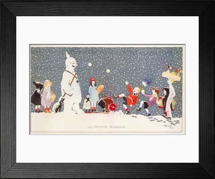 Framed Print : La petite guerre Framed Print : La petite guerre