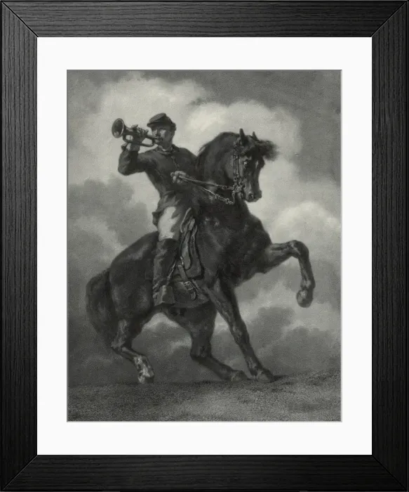 Framed Print : Bugle call
