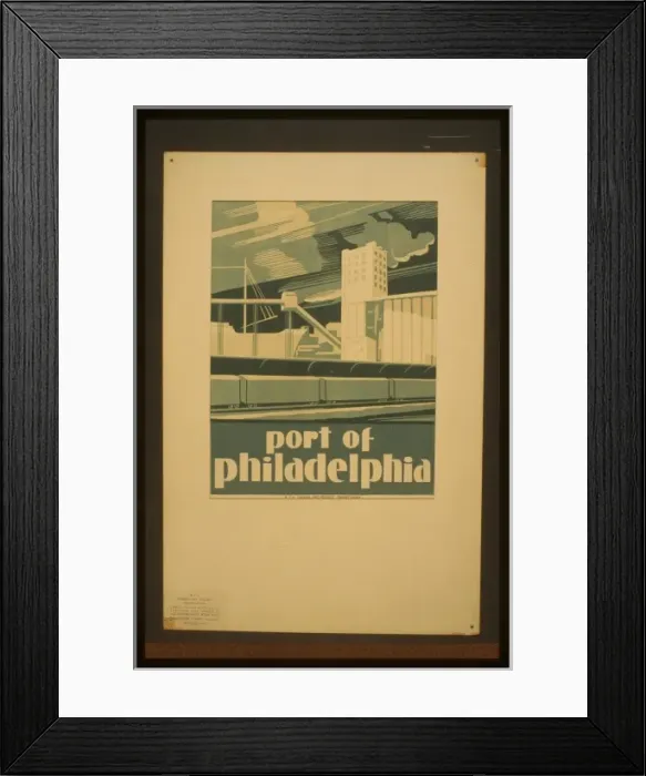 Framed Print : Port of Philadelphia Framed Print : Port of Philadelphia