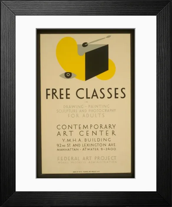 Framed Print : Free classes in drawing, painting, sculpture and photography Framed Print : Free classes in drawing, painting, sculpture and photography