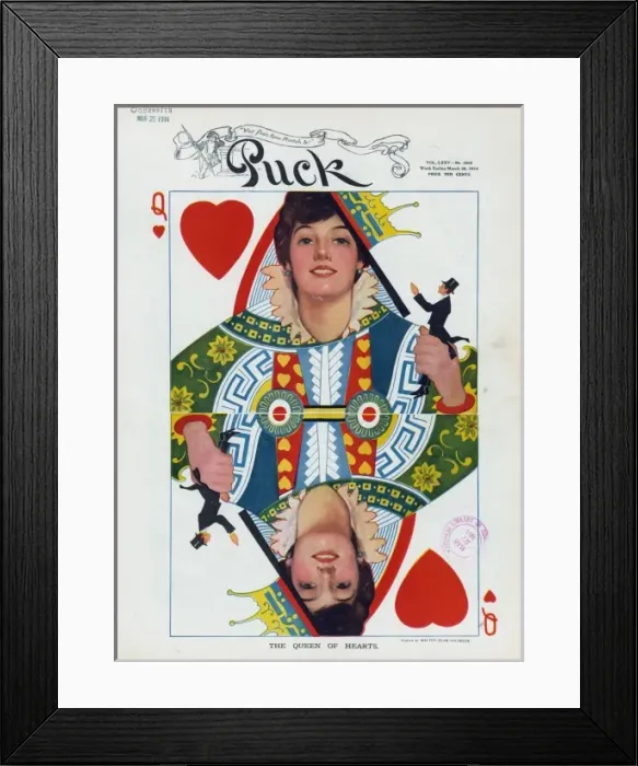 Framed Print : The queen of hearts Framed Print : The queen of hearts