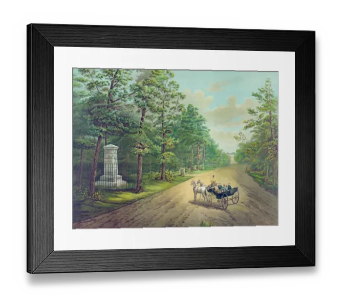 Framed Print : The Place were Stonewall Jackson fell, mortally wounded Framed Print : The Place were Stonewall Jackson fell, mortally wounded