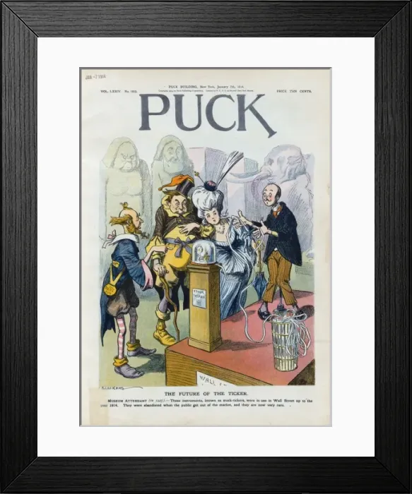 Framed Print : The future of the ticker Framed Print : The future of the ticker