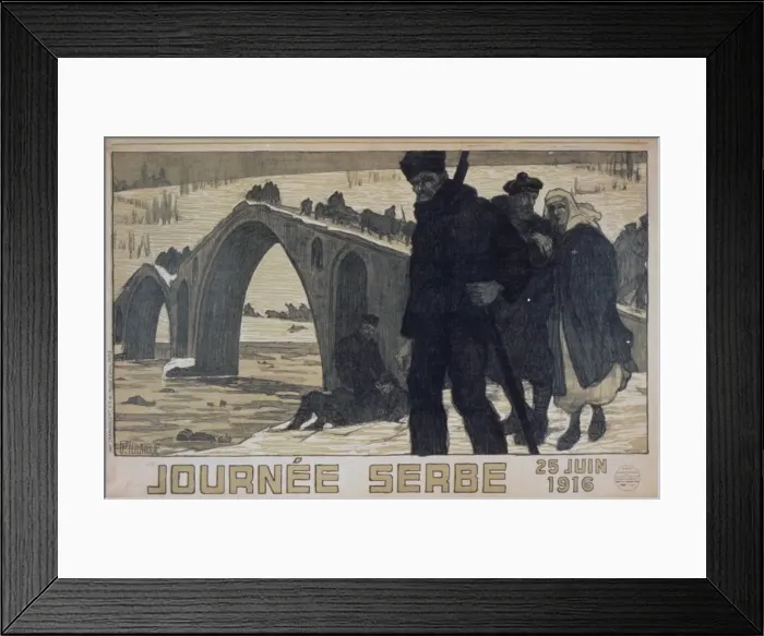Framed Print : Journee Serbe. 25 juin 1916 Framed Print : Journee Serbe. 25 juin 1916
