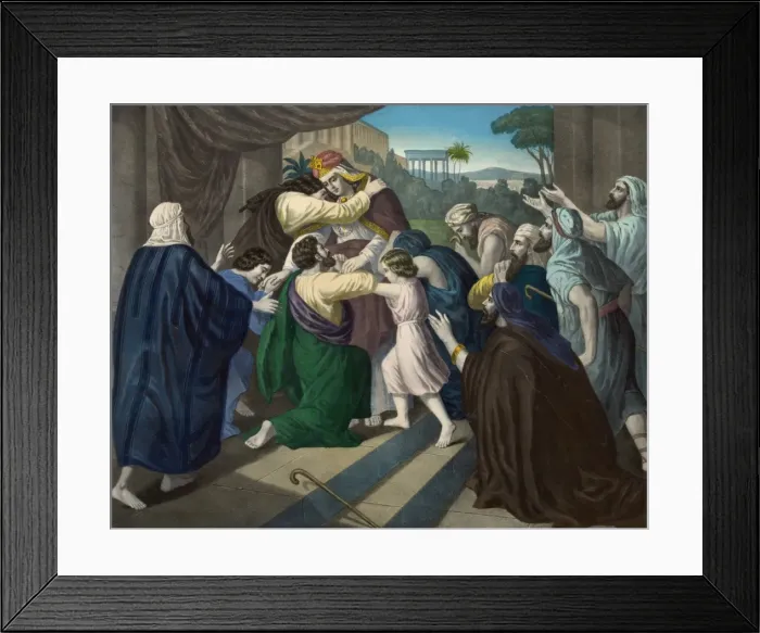 Framed Print : Joseph made known to his brethren Framed Print : Joseph made known to his brethren